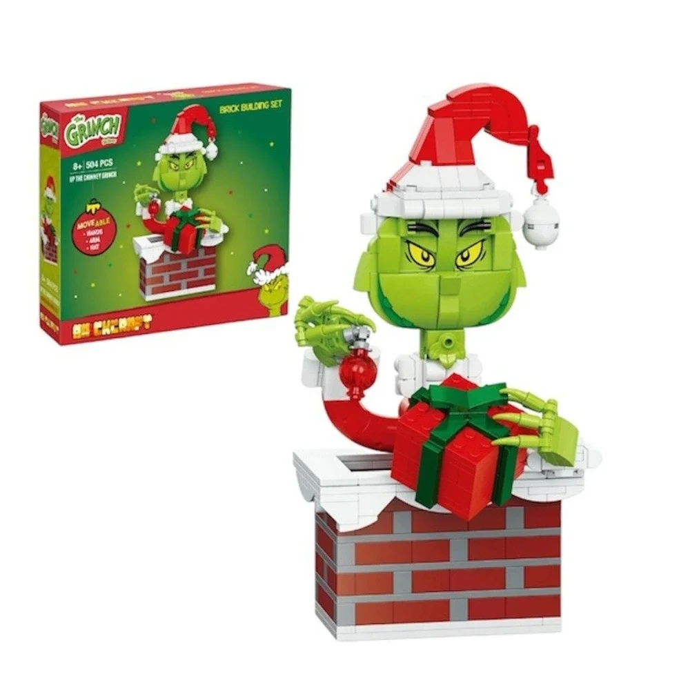 The Chimney Grinch‎ Building Kit (504-Plastic Pcs Set) LIMITED EDITION CHRISTMAS